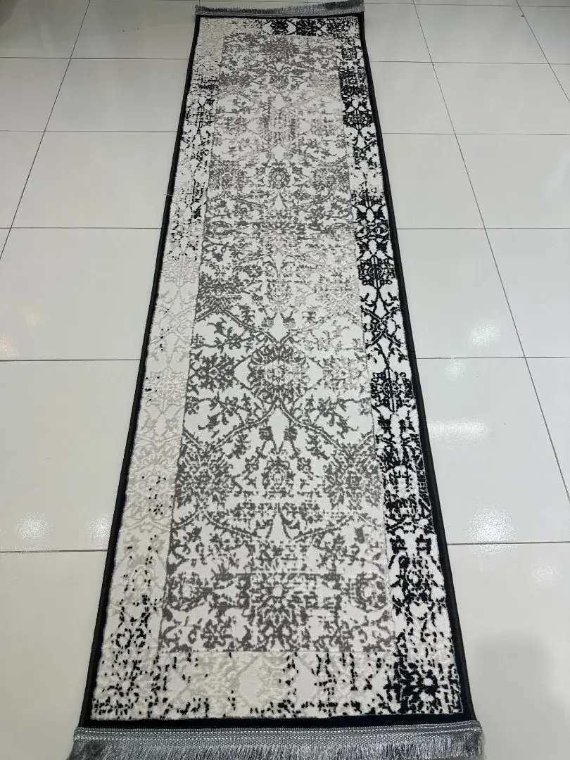 MIRA Distressed Brown Persian-Style Turkish Runner Rug – 1.97 × 6.89 ft
